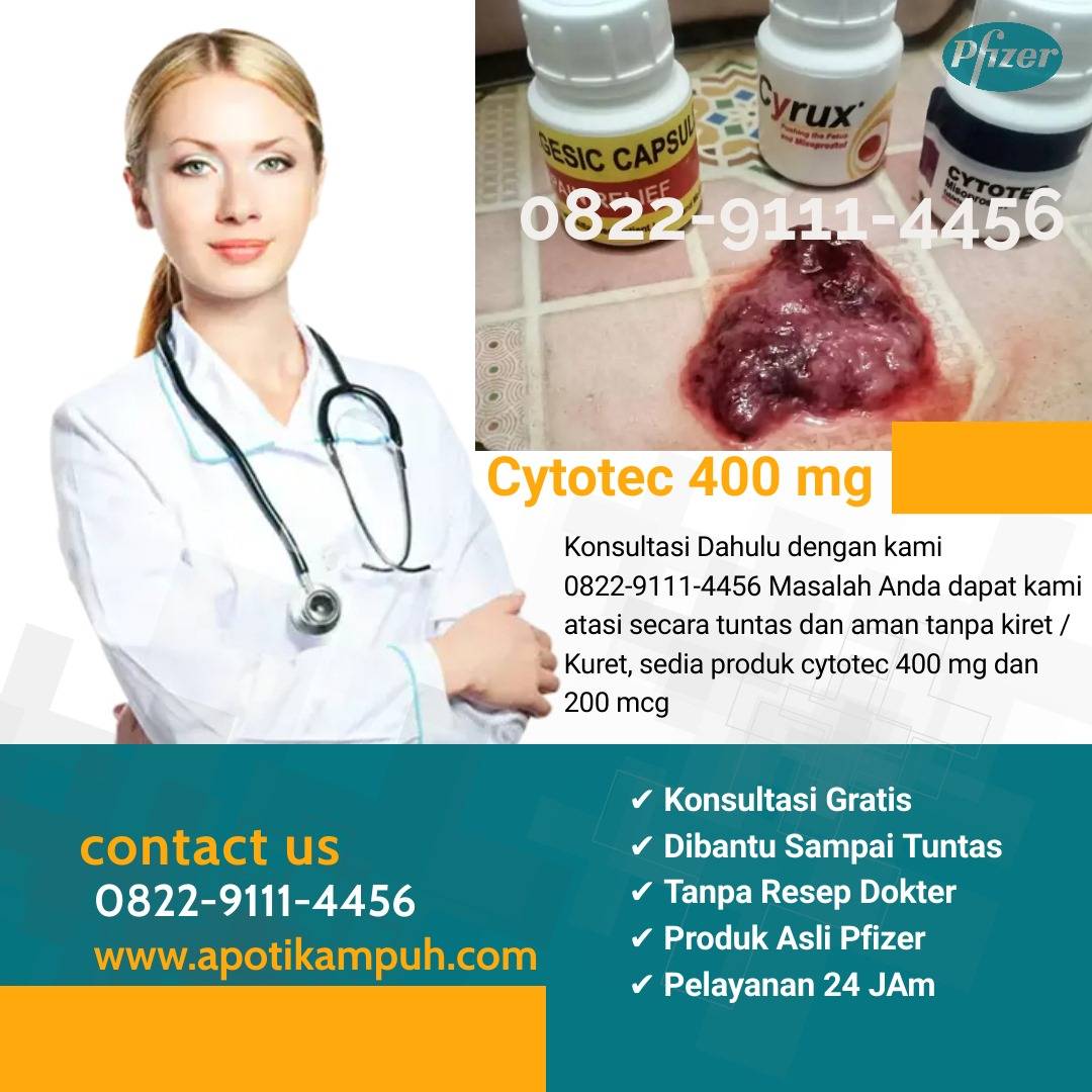 Obat Cytotec 400 mg: Fungsi Obat Aborsi, Obat Penggugur Kandungan, dan Efek Samping